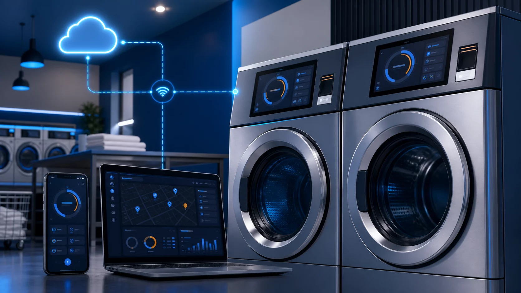 Bağlı Çamaşırhane Cihazı: IoT, Program ve Ödeme Mimarisi